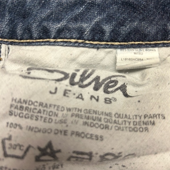 Silver Jeans  Bootcut  Blue Light Wash 29x34 - Picture 12 of 16